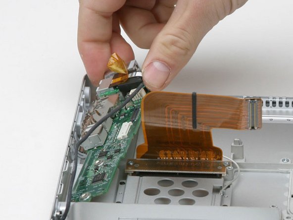 PowerBook G4 Aluminum 15" 1-1.5 GHz RJ-11 Board Replacement: step 49, image 1 of 1