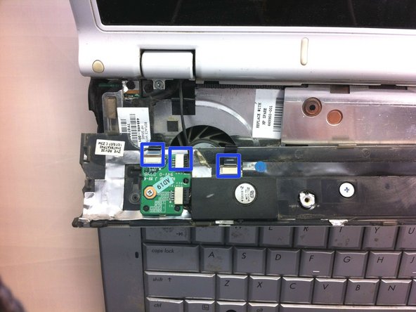 HP Pavilion dv6000 Fan Replacement: step 4, image 2 of 2