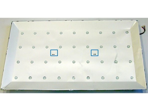 Philips 40PFK4509/12 TV set, Removal of Backlights (LED): step 6, image 1 of 3