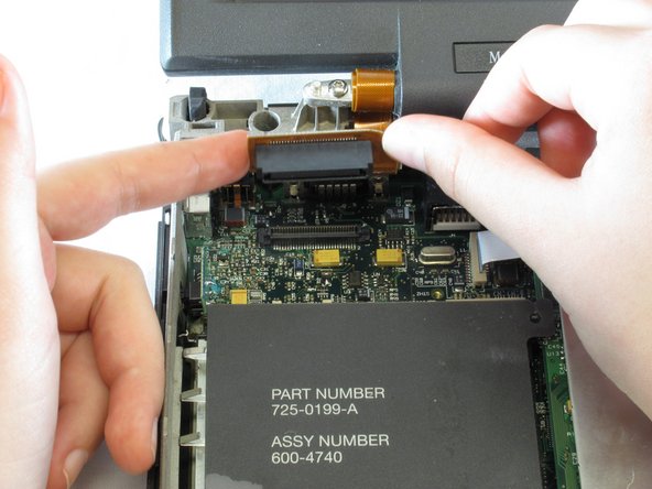 PowerBook 3400 M3553 Display Replacement: step 12, image 2 of 2