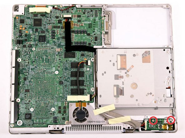 iBook G4 12" 800 MHz-1.2 GHz Logic Board Replacement: step 24, image 1 of 1