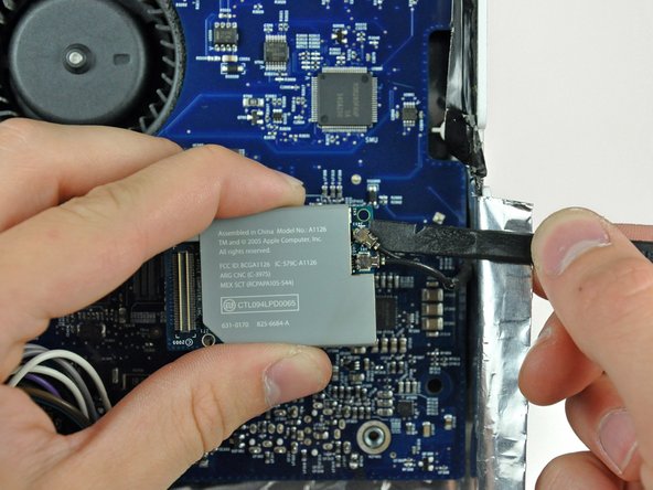 iMac G5 20" Model A1145 PRAM Battery Replacement: step 25, image 1 of 2