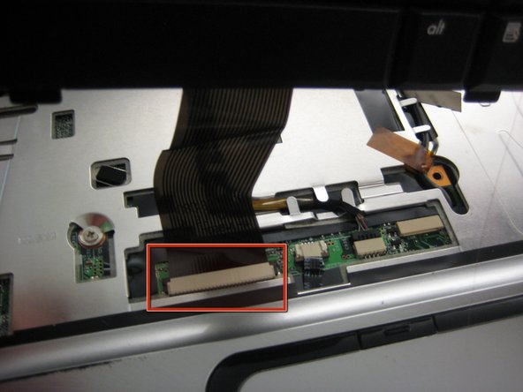 HP Pavilion dv6000 Keyboard Replacement: step 4, image 1 of 2