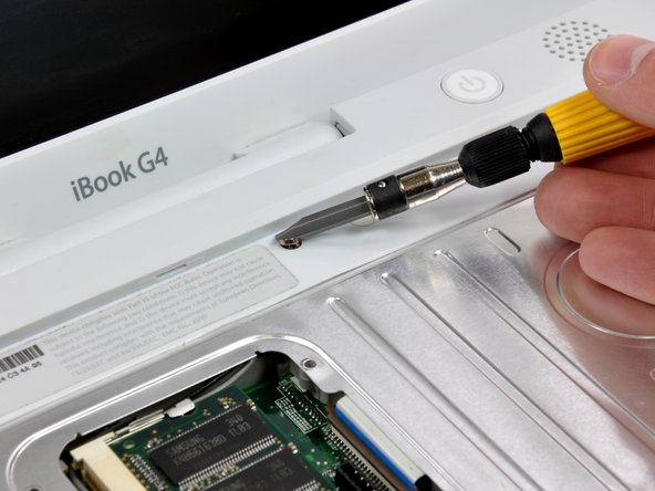 iBook G4 12" 1.33 GHz Upper Case Replacement: step 23, image 1 of 1