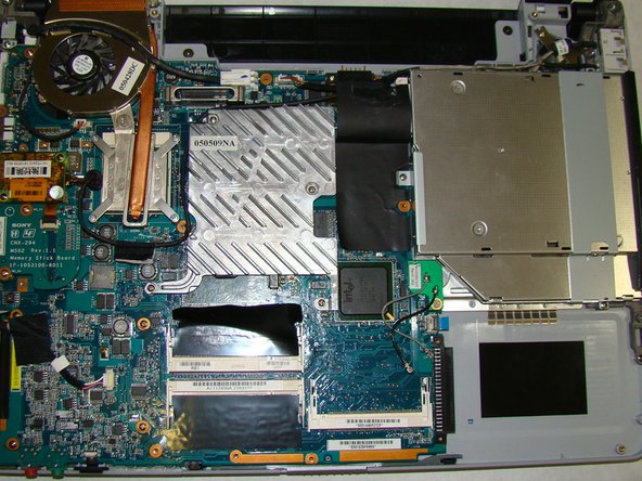 Sony Vaio PCG-7A2L Keyboard Replacement: step 12, image 1 of 1