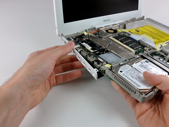 iBook G4 12" 1.33 GHz I/O Bezel Replacement: step 31, image 1 of 1