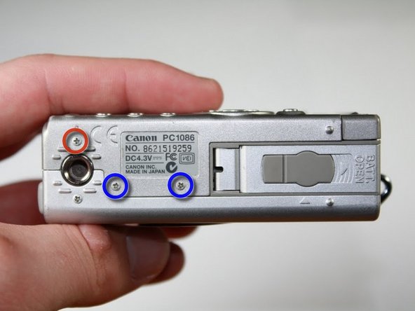Canon PowerShot S410 Back Cover Replacement: step 5, image 1 of 1