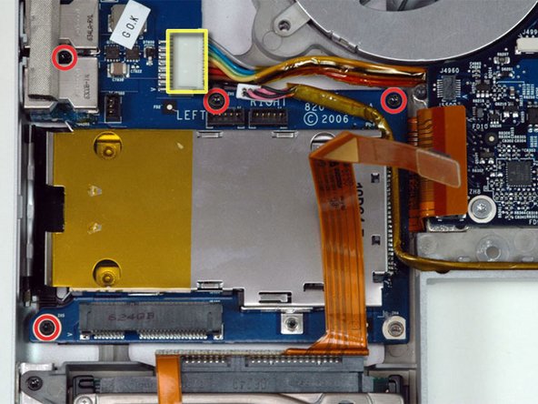 MacBook Pro 17" Models A1151 A1212 A1229 and A1261 ExpressCard Cage Replacement: step 19, image 1 of 1