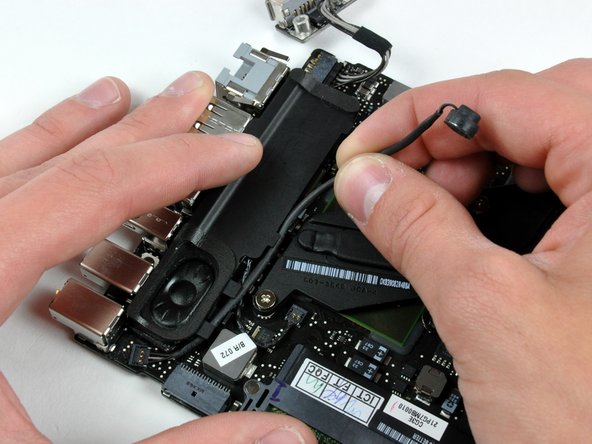 MacBook Unibody Model A1278 Microphone Replacement: step 28, image 1 of 1