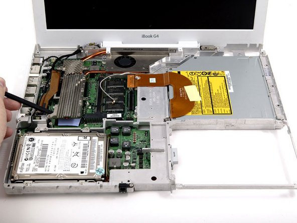 iBook G4 14" 933 MHz-1.33 GHz Fan (933 - 1.2 GHz) Replacement: step 41, image 1 of 1