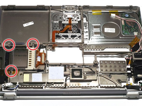 PowerBook G4 Titanium DVI PC Card Cage Replacement: step 30, image 1 of 1