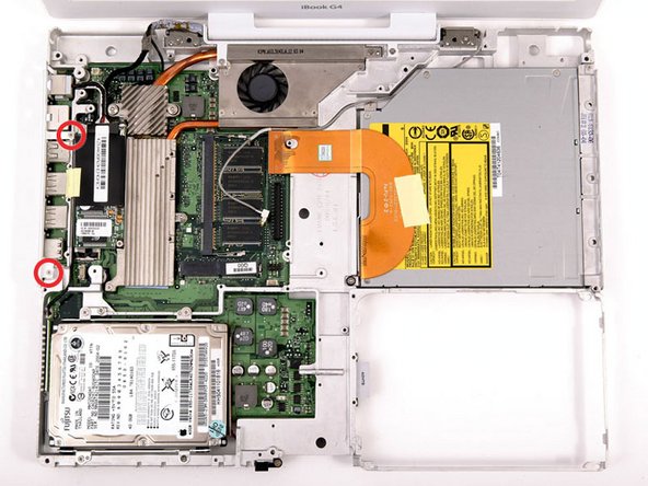 iBook G4 14" 933 MHz-1.33 GHz I/O Bezel Replacement: step 35, image 1 of 1