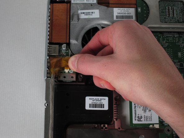 HP Pavilion zd8000 Base Fans Replacement: step 32, image 2 of 2