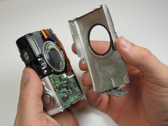 Canon Powershot SD550 Zoom Lens Assembly Replacement: step 6, image 2 of 3