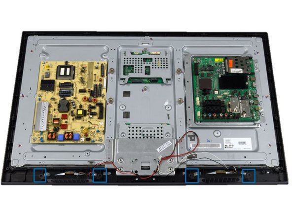 PEAQ TFT32NUMUNE TV set, Removal of Speakers: step 3, image 1 of 1