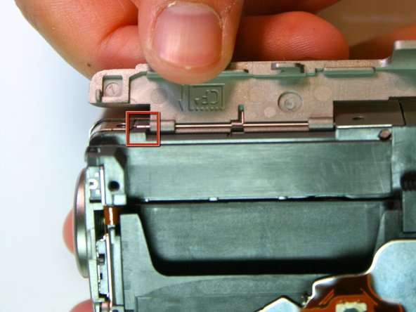 Canon Powershot S200 Screen Replacement: step 10, image 1 of 2