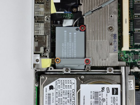 iBook G4 12" 1.33 GHz AirPort/Bluetooth Board Replacement: step 30, image 1 of 1