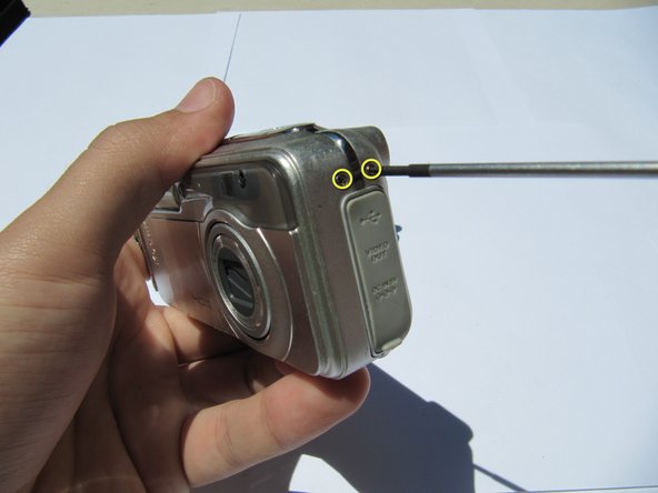 Kodak EasyShare LS743 Battery Door Replacement: step 3, image 3 of 3