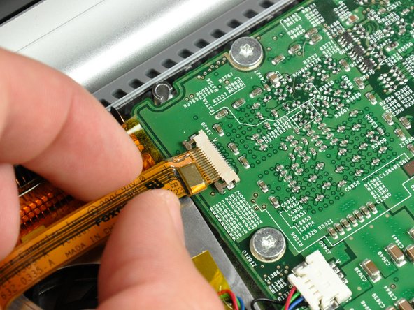 PowerBook G4 Aluminum 17" 1.67 GHz (High-Res) DC-In Board Replacement Replacement: step 14, image 1 of 1