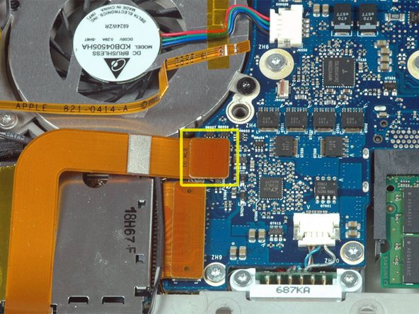 MacBook Pro 15" Core Duo Model A1150 Speakers Replacement: step 21, image 1 of 1