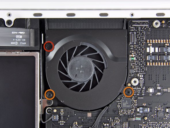 MacBook Unibody Model A1342 Fan Replacement: step 6, image 1 of 1
