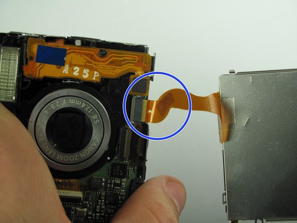 Canon Powershot SD750 Flash Replacement: step 9, image 2 of 2