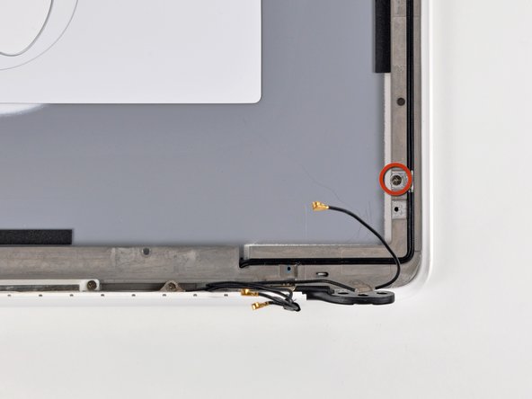 MacBook Unibody Model A1342 Rear Display Bezel Replacement: step 33, image 1 of 1