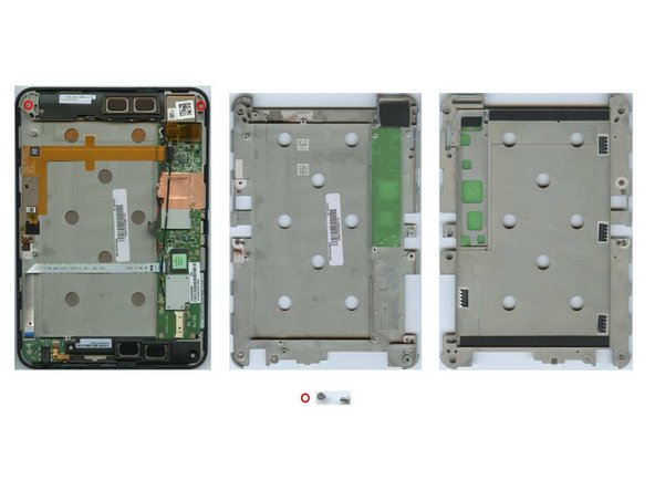 Kindl Fire HD, Removal of magnesium frame: step 5, image 1 of 1