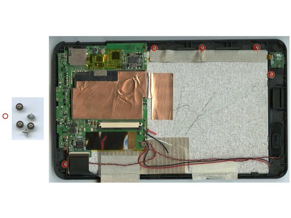 Odys Neo X7, Removal of display unit: step 4, image 1 of 2