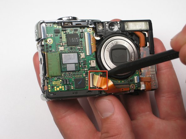 Canon PowerShot SD450 LCD Screen Replacement: step 7, image 2 of 2