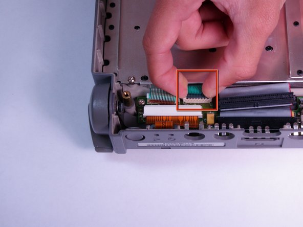 Macintosh PowerBook 165c Keyboard Replacement: step 14, image 1 of 2