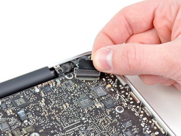 MacBook Pro 13" Unibody Early 2011 Left Speaker Replacement: step 15, image 2 of 3