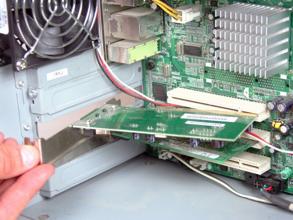 Removing HP Compaq dx2000MT PCI Cards: step 6, image 1 of 1