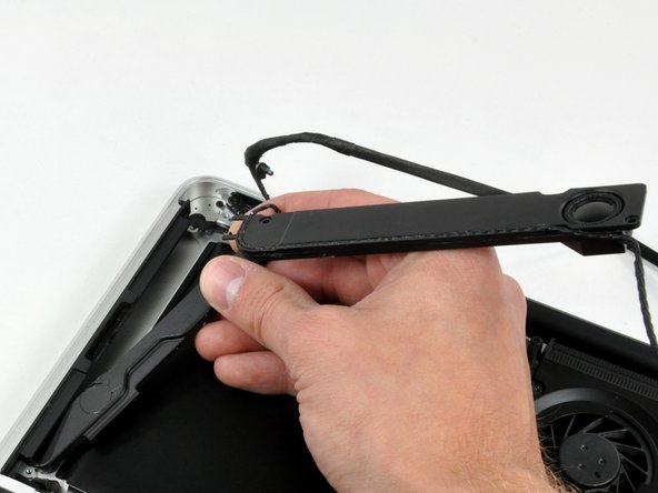 MacBook Unibody Model A1278 Subwoofer & Right Speaker Replacement: step 14, image 3 of 3