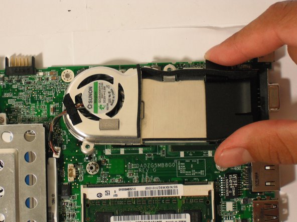 Acer Aspire One ZG5 Fan Replacement: step 30, image 1 of 1