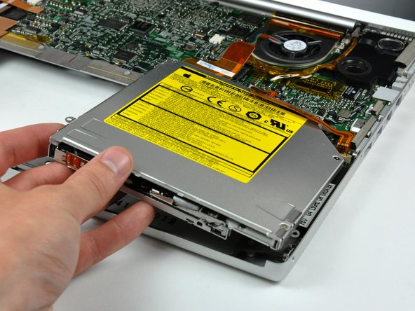 PowerBook G4 Aluminum 17" 1.67 GHz (High-Res) Optical Drive Replacement: step 13, image 1 of 1