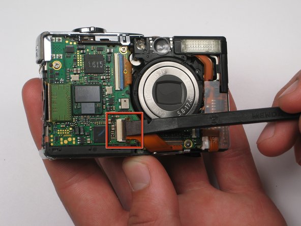 Canon PowerShot SD450 LCD Screen Replacement: step 7, image 1 of 2