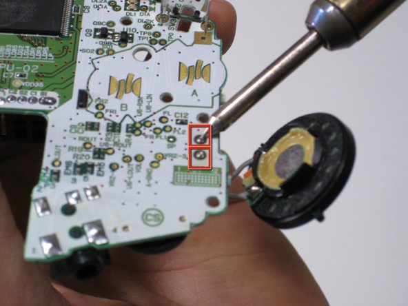 Game Boy Advance Speakers Replacement: step 9, image 3 of 3