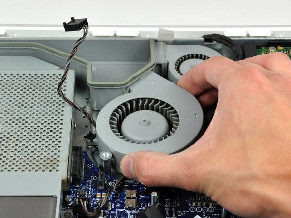 iMac G5 17" Model A1058 Upper Left Fan Replacement: step 7, image 2 of 2