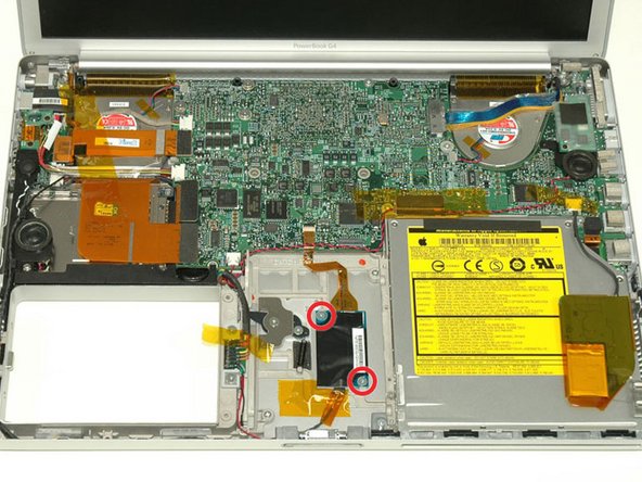 PowerBook G4 Aluminum 15" 1.5-1.67 GHz Modem Replacement: step 14, image 1 of 1