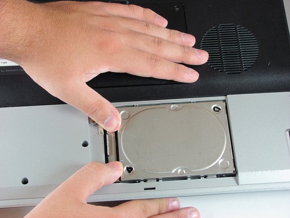 HP Pavilion dv5000 Hard Drive Replacement: step 6, image 1 of 3