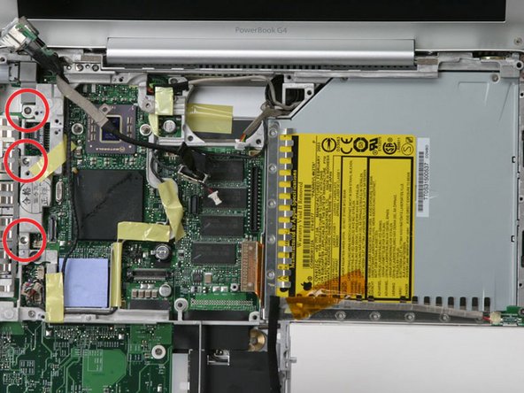 PowerBook G4 Aluminum 12" 867 MHz Clutch Cover Replacement: step 42, image 1 of 1