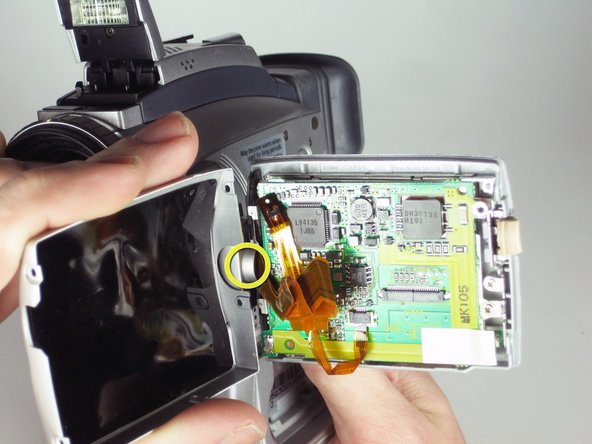 Canon Optura 100MC LCD Screen and Glass Screen Replacement: step 9, image 1 of 1