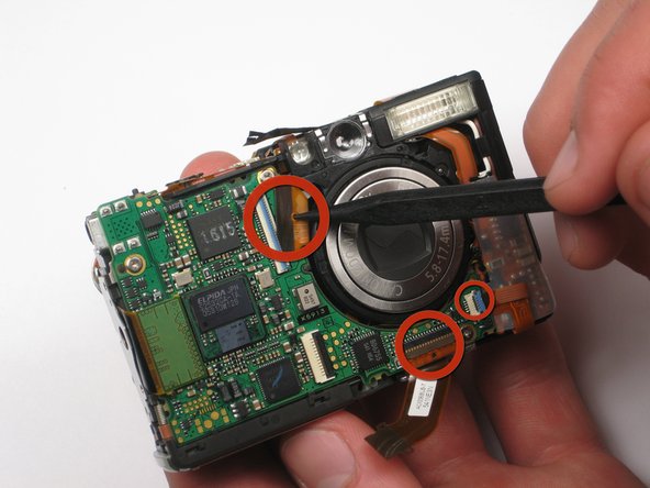 Canon PowerShot SD450 Flash Bulb: step 11, image 1 of 1