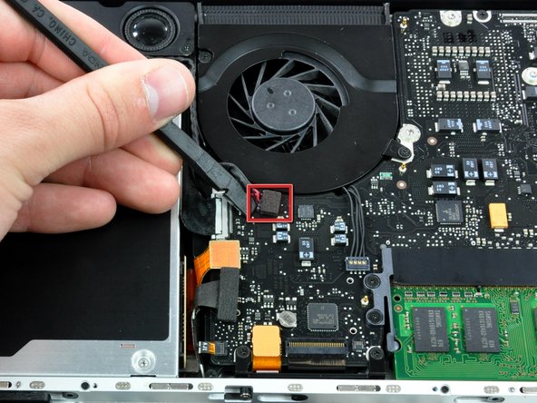 MacBook Unibody Model A1278 Subwoofer & Right Speaker Replacement: step 6, image 1 of 1