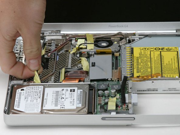 PowerBook G4 Aluminum 12" 867 MHz Logic Board Replacement: step 32, image 1 of 1