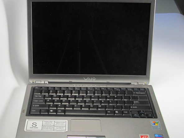 Sony Vaio VGN-S260 Keyboard Replacement: step 4, image 1 of 1