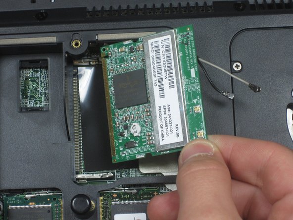 HP Pavilion ZD7000 Wi-Fi Card Replacement: step 4, image 2 of 2