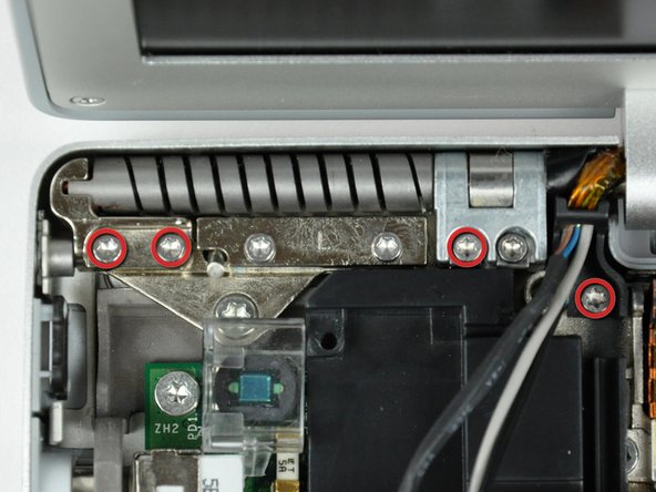 PowerBook G4 Aluminum 17" 1.67 GHz (High-Res) Display Data Cable Replacement: step 31, image 1 of 1