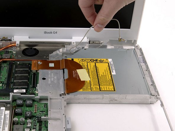 iBook G4 14" 1.42 GHz Front Display Bezel Replacement: step 42, image 1 of 1